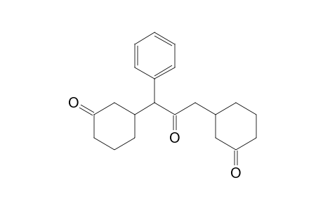 Cyclohexanone, 3,3'-(2-oxo-1-phenyl-1,3-propanediyl)bis-