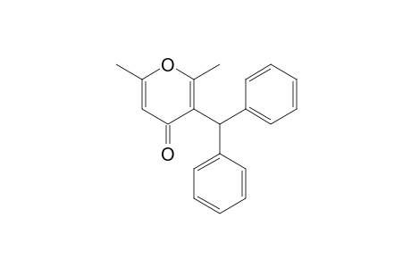 3-(Benzhydryl)-2,6-dimethyl-4-pyrone