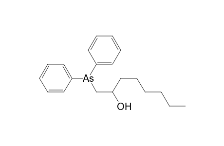 2-Octanol, 1-(diphenylarsino)-