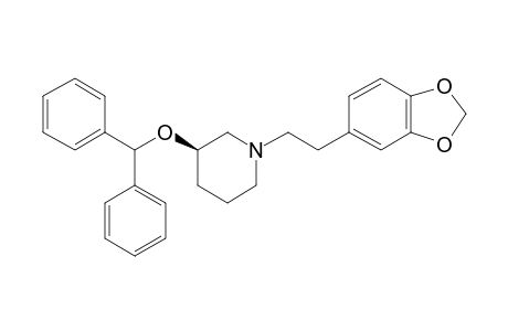 (R)-3-(Benzhydryloxy)-1-(2-(benzo[D][1,3]dioxol-5-yl)ethyl)piperidine