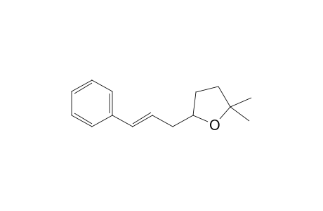 2,2-Dimethyl-5-[(E)-3-phenylprop-2-enyl]oxolane