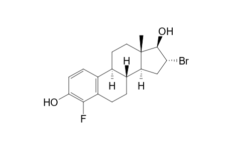 4-Fluoro-16.alpha.-bromoestra-1,3,5(10)-trien-3,17.beta.-diol