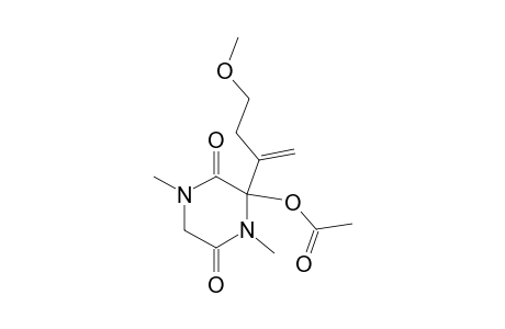 2,5-Piperazinedione, 3-(acetyloxy)-3-(3-methoxy-1-methylenepropyl)-1,4-dimethyl-