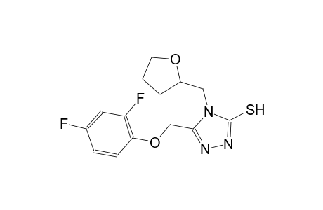 5-[(2,4-difluorophenoxy)methyl]-4-(tetrahydro-2-furanylmethyl)-4H-1,2,4-triazole-3-thiol