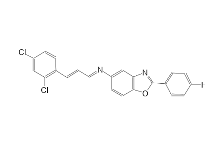 N-[(E,2E)-3-(2,4-dichlorophenyl)-2-propenylidene]-2-(4-fluorophenyl)-1,3-benzoxazol-5-amine