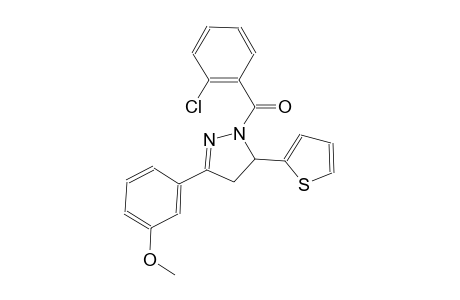 1-(2-chlorobenzoyl)-3-(3-methoxyphenyl)-5-(2-thienyl)-4,5-dihydro-1H-pyrazole