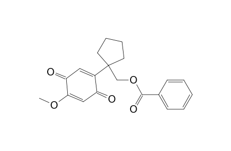 [1-(4-methoxy-3,6-dioxo-cyclohexa-1,4-dien-1-yl)cyclopentyl]methyl benzoate