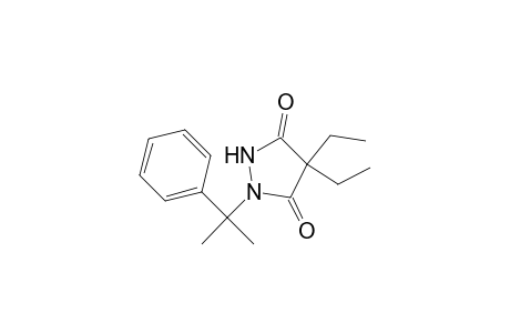 3,5-Pyrazolidinedione, 4,4-diethyl-1-(1-methyl-1-phenylethyl)-