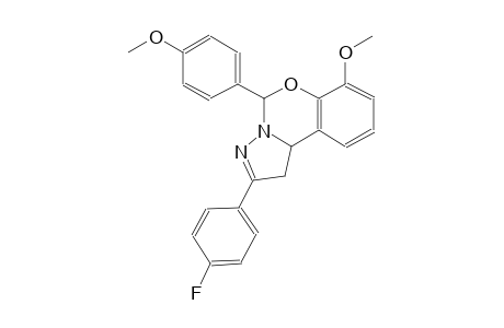 pyrazolo[1,5-c][1,3]benzoxazine, 2-(4-fluorophenyl)-1,10b-dihydro-7-methoxy-5-(4-methoxyphenyl)-