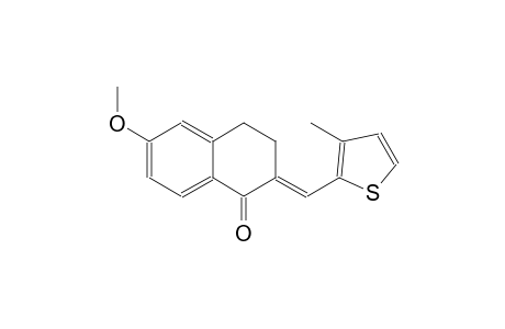 (2E)-6-methoxy-2-[(3-methyl-2-thienyl)methylene]-3,4-dihydro-1(2H)-naphthalenone
