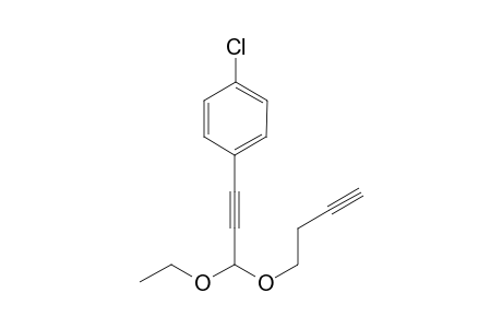 1-(3-(But-3-yn-1-yloxy)-3-ethoxyprop-1-yn-1-yl)-4-chlorobenzene