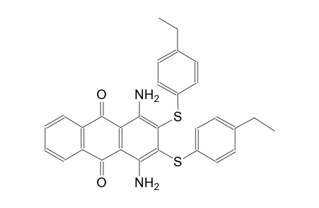 9,10-anthracenedione, 1,4-diamino-2,3-bis[(4-ethylphenyl)thio]-