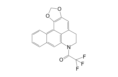 5,6-Dihydro-6-(trifluoroacetyl)-4H-dibenzo[g]-1,3-benzodioxolo[6,5,4-de]quinoline(N-(Trifluoroacetyl)-6a,7-dehydroanonaine)
