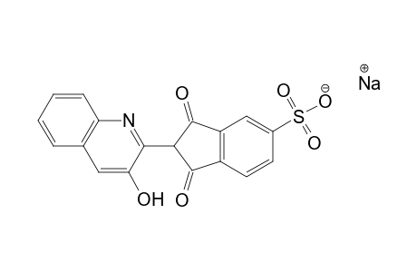 2-(3-Hydroxyquinolin-2-yl)-1,3-dioxoindane-5-sulfonate, sodium salt