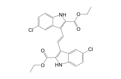 Bis-1,2-(5-chloro-2-ethoxycarbonylindol-3-yl)ethene