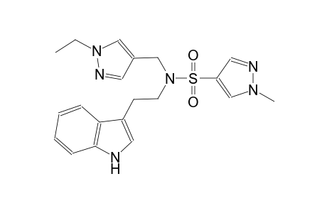 1H-pyrazole-4-sulfonamide, N-[(1-ethyl-1H-pyrazol-4-yl)methyl]-N-[2-(1H-indol-3-yl)ethyl]-1-methyl-