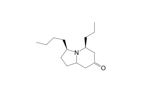 (3R,5S,9S)-3-n-Butyl-5-n-propyloctahydroindolizin-7-one
