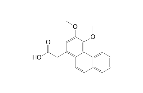 2-(3,4-dimethoxy-1-phenanthrenyl)acetic acid