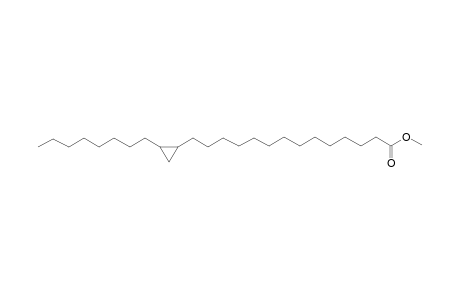 Cyclopropanetetradecanoic acid, 2-octyl-, methyl ester
