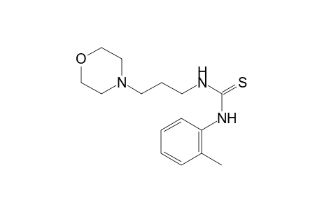 1-(2-Methylphenyl)-3-(3-morpholin-4-ylpropyl)thiourea