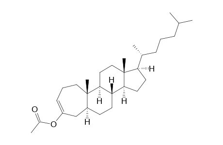 A-Homo-5.alpha.-cholest-3-en-4-ol, acetate