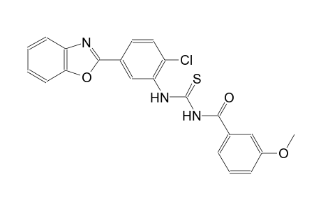 N-[5-(1,3-benzoxazol-2-yl)-2-chlorophenyl]-N'-(3-methoxybenzoyl)thiourea