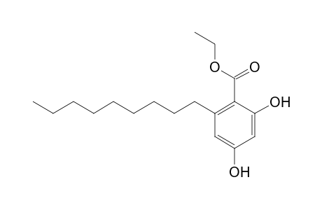 ethyl 2,4-dihydroxy-6-nonylbenzoate