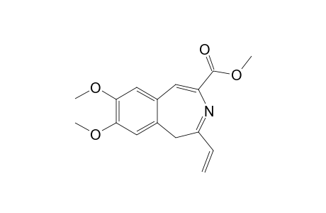 Methyl 2-vinyl-5,6-dimethoxy-3H-benzazepine-9-carboxylate