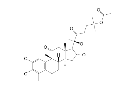 FEVICORDIN-B;25-ACETOXY-2,3,16-ALPHA,20-TETRAHYDROXY-29-NORCUCRBITA-1,3,5(10)-TRIENE-11,22-DIONE