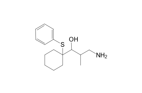 anti-(1RS,2SR)-3-Amino-2-methyl-1-[1-(phenylthio)cyclohexyl]propan-1-ol