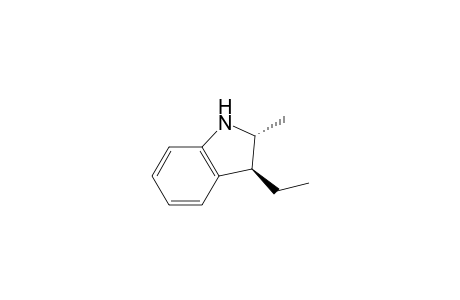 1H-Indole, 3-ethyl-2,3-dihydro-2-methyl-, trans-