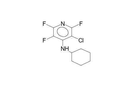 4-CYCLOHEXYLAMINO-3-CHLORO-2,5,6-TRIFLUOROPYRIDINE