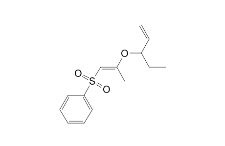 [(E)-2-(1-ethylallyloxy)prop-1-enyl]sulfonylbenzene