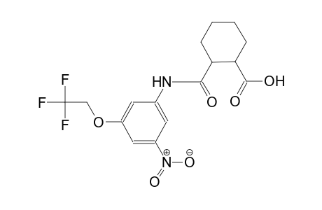 2-{[3-nitro-5-(2,2,2-trifluoroethoxy)anilino]carbonyl}cyclohexanecarboxylic acid