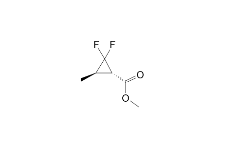trans-Methyl 2,2-difluoro-3-methylcyclopropanecarboxylate