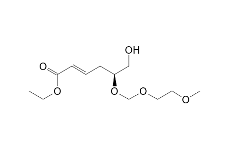 (2E,5S)-Ethyl-6hydroxy-5-methoxyethoxymethoxyl-2-hexenoate