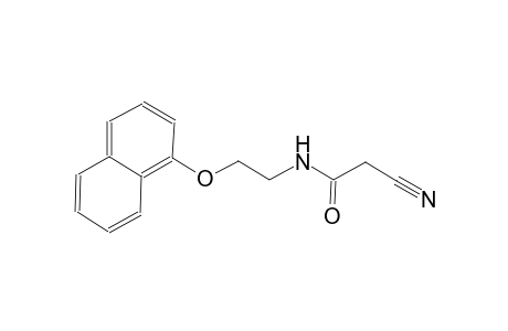acetamide, 2-cyano-N-[2-(1-naphthalenyloxy)ethyl]-