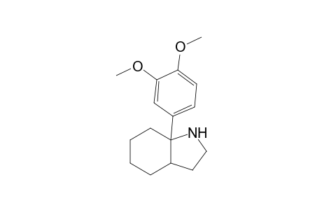 7a-(3',4'-Dimethoxyphenyl)-octahydroindole
