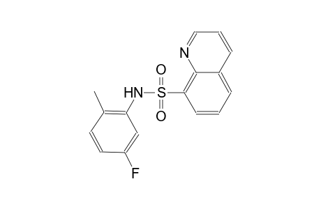 N-(5-fluoro-2-methylphenyl)-8-quinolinesulfonamide