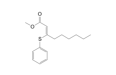 METHYL-(Z)-3-PHENYLTHIO-2-NONENOATE