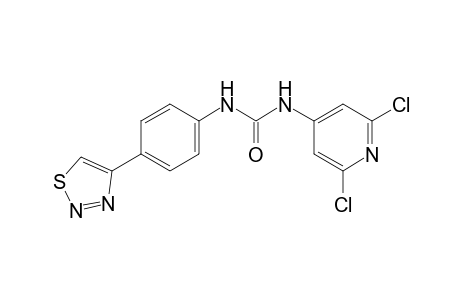 1-(2,6-dichloro-4-pyridyl)-3-[p-(1,2,3-thiadiazol-4-yl)phenyl]urea