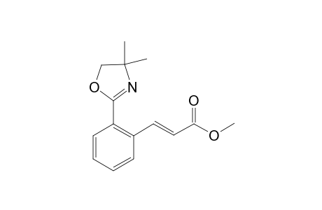 Methyl (E)-3-[2-(4,4-dimethyl-2-oxazolinyl)phenyl]acrylate