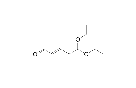 5,5-DIETHOXY-3,4-DIMETHYL-2-PENTENAL;E-ISOMER