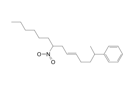 Benzene, (1-methyl-7-nitro-4-tridecenyl)-
