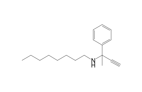 3-(n-Octylamino)-3-phenylbutyne