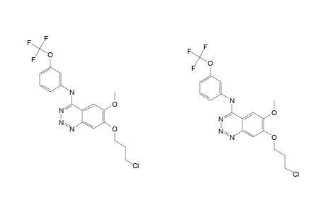 7-(3-CHLOROPROPOXY)-6-METHOXY-4-(3-TRIFLUOROMETHOXYANILINO)-1,2,3-BENZOTRIAZINE