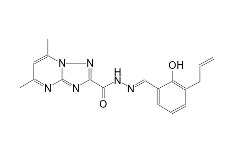 N'-[(E)-(3-allyl-2-hydroxyphenyl)methylidene]-5,7-dimethyl[1,2,4]triazolo[1,5-a]pyrimidine-2-carbohydrazide