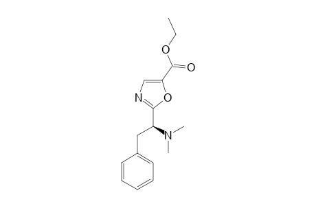 ETHYL-(S)-2-[1-(DIMETHYLAMINO)-2-PHENYLETHYL]-OXAZOLE-5-CARBOXYLATE