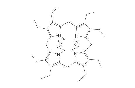 2,3,7,8,12,13,17,18-Octaethyl-N(21),N(24) : N(22), N(23)-dipentano-porphyrinogen