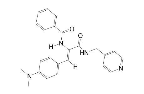 benzamide, N-[(Z)-2-[4-(dimethylamino)phenyl]-1-[[(4-pyridinylmethyl)amino]carbonyl]ethenyl]-